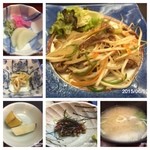日本料理 吉水 - 肉野菜炒め定食！
            もちろんご飯もついてます(^^)