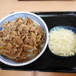 吉野家 - 牛丼 並￥３８０ ＋チーズ￥１００