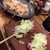 ささもと - 料理写真:ハタミ刺＆レバ刺し＆煮込み串