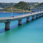 美人海女の店 - （2015/5月）角島大橋。これを渡って角島へ。