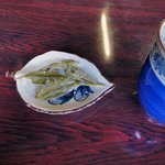 農家民宿 里屋敷 - お茶請け（新茶の天ぷら）