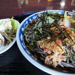 農家民宿 里屋敷 - 山菜磯おろし蕎麦（\800）