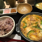 百菜 - 肉豆腐の卵とじ定食