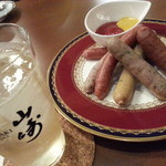 ルポゼ - 山崎ハイボール550円+ソーセージ750円