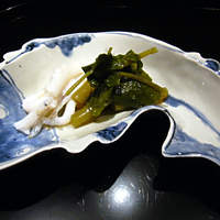 じき 宮ざわ - 白魚、わさび菜