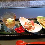 佐賀牛 季楽 銀座  - 前菜4種
