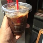 MIYAKOSHIYA COFFEE - 暑くなってきたのでアイスコーヒー（270円）をテイクアウト。