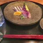 文禄堤 茶味 - コース料理のお刺身