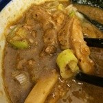 つけめん 玉 - 201506 玉  ★インドのつけめん（900円）大盛（100円）★具