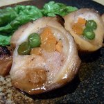 Sakanaya Kassai - 直ぐに突き出しが出てきました。味付けもよく美味しかったです。これからの料理に期待が持てそうです。