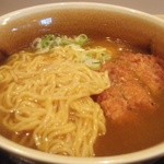 はら - 麺を上にあげてみました。