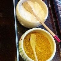 天ぷらふく西 禅と匠 - 塩とカレー粉（七味がないよーーー）