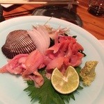 貝と魚シェルハラ - 赤貝の造り