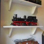 ガーデンレイルウェイ・カフェ - 室内の展示車両