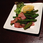 ゆずや - アスパラバター焼き