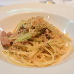 THE SODOH HIGASHIYAMA KYOTO - 2015/06 ﾗﾝﾁ The SODOH \5,500 バベッティーニ マグロ頬肉、ボッタルガ、ウイキョウ