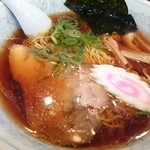 Toshimaya - 2015年３月　ラーメン（醤油）＋餃子　1000円