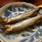 寿司処 博 - 鵡川ホンモノの柳葉魚、もちろん雄