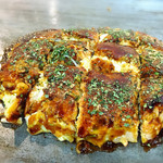 かな - お好み焼きミックス。大盛りです