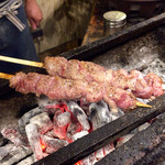 もつ焼き ねぎぼうず - H27.6.11　はらみ一本串