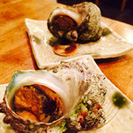 寿司　天狗 - さざえつぼ焼き