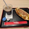 たこ風船 - たこ焼き(8個)とマヨ追加、アイスコーヒー(S)