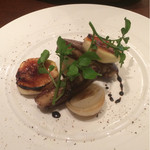 cucina Wada - フォアグラソテーといちじくのキャラメリゼ！トロ具合と甘さと塩気と･･･絶品！