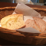 cucina Wada - 自家製のフォカッチャと胡桃のパン！ハライッペイちゃんで食べれませんでしたm(_ _)m