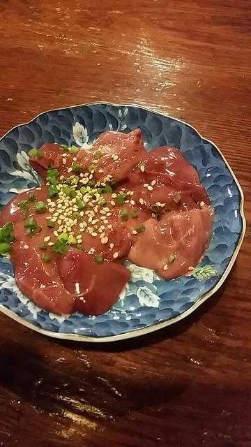 鶏のレバ刺しが食べれますよ By サイクルロード 一本槍