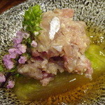 俺の割烹 - 冬瓜と鯵の冷製