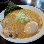 らーめん la.la.la. - 2015年6月12日(金)　おさかなパイタン(並)750円＋味玉(80円)