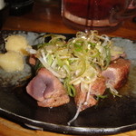 平成大衆酒場　やきとん　じゃんじゃん - この日が最後「レバーのタタキ」です。