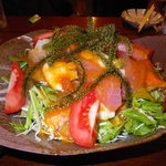 Setsukanchi - 海鮮サラダ600円で山盛り！
