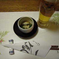 名古屋コーチン 一鳳  にしき - 口取りの小鉢、アッサリの薄味が付いていました