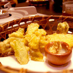 割烹　森の家 - 山菜の天ぷら