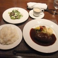 北新地 福多亭 The Ukai - 「自家挽き和牛ハンバーグランチ」（１５００円）（２０１５年６月）