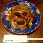 大正亭 - 五目餡掛け焼きそば