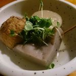 迷亭 - がんもどき、大根、こんにゃく＠迷亭（2015年5月23日）