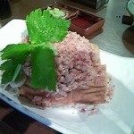 呑蔵 - 厚揚げにたっぷりの引き割り納豆とかつおぶし