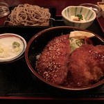 銀座 蕎麦庫 - 相変わらず蕎麦が美味くない。蕎麦屋なのに。ソースカツ丼は普通でした。