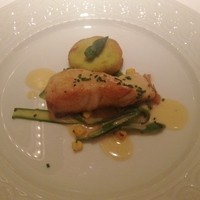 カランドリエ - 石鯛のムニエル　アスパラガスのコロッケ
