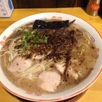 天琴 - 焼きニンニクラーメン大盛