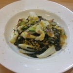 トゥットピアット - ハリイカのオイルパスタ1380円