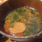こはなカフェ - 味噌汁
