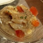 ベーカリーレストランサンマルク - 前菜ホタテのコンフィ