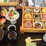 Umibeno Sousaku Resutoran Hokaze - 「帆風御膳」1,600円。