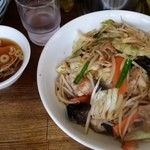 麻布ラーメン - 肉野菜炒め定食