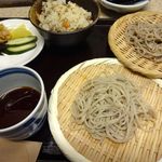 八幡そば - お昼の定食(700円)　かやくご飯