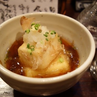 ちょっ古蔵  - 料理写真:2014年10月　二種類の豆腐の揚げ出し【480円】