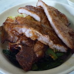 金仙魚丸店 - 店内ではかなりの高級メニューとなる排骨飯90元